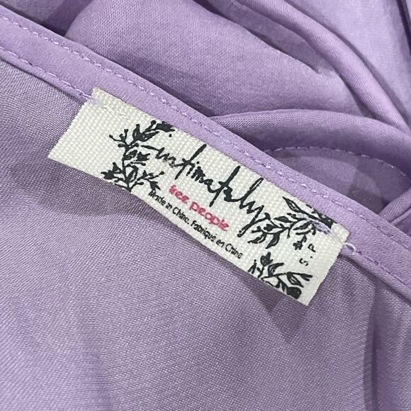 FREE PEOPLE Day To Night Convertible Midi Mini Slip Dress in Lilac Size Small - Picture 5 of 7